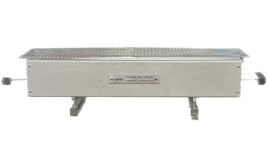 Commercial Wide with Yakitori rail, 2 Large mesh grills and Stainless Scoop